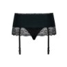 Porte-jarretelles avec string Miamor - Noir L/XL