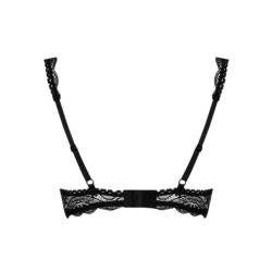 Soutien Miamor com copas de um quarto - Preto L/XL
