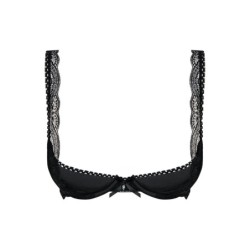 Miamor grudnjak s četvrtinskim košaricama - Crni L/XL