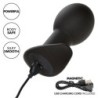 Rock Bottom Anal Plug 10 Vibrations Silicone Black