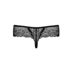 Nėriniuoti stringai „Miamor“ – juodi L/XL