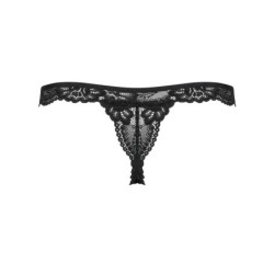Nėriniuoti stringai „Miamor“ – juodi L/XL