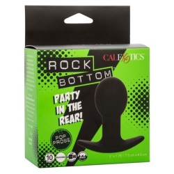 Rock Bottom Anális Dugó 10 Vibrációs Szilikon Fekete