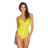 Body de impacto Neonia com zíper - Amarelo neon L/XL