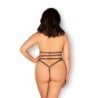 Tigrita 2-Piece Bra with Open Cups - Leopard Print XL/2XL