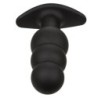 Rock Bottom Anale Plug med Kugler 10 Vibrationer Silikone Sort