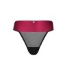 Tanga con Fiocco Sexy - Nero/Rosso L/XL