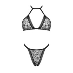 Conjunto de sujetador Xenita con tanga sexy L/XL