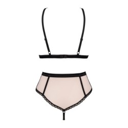 Conjunto de sutiã de renda Lilines - Rosa L/XL