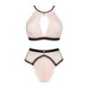Conjunto de sujetador de encaje Lilines - Rosa L/XL