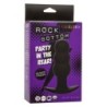 Rock Bottom Anale Plug med Kugler 10 Vibrationer Silikone Sort