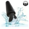 Rock Bottom Konischer Analplug 10 Vibrationen Silikon Schwarz