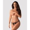 String Ouvert Coquin - Noir L/XL