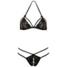 Set di pizzo - nero M