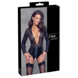 Body Rock Teddy su keliaraiščiais - Juodas M