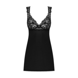Donna Dream Camisón de Encaje - Negro M/L