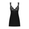 Donna Dream Camicia da Notte in Pizzo - Nero M/L