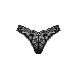 Tanga de puntes Donna Dream - Negre M/L
