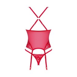Corsetto Rosso Sexy Trasparente M/L