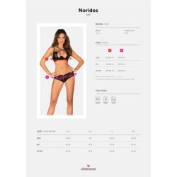 Norides set od 2 komada - Crni M/L