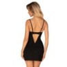 Rosenty-nukke ja stringit - Musta/Purppura M/L