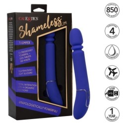 Shameless Slim Thumper masažer modre barve
