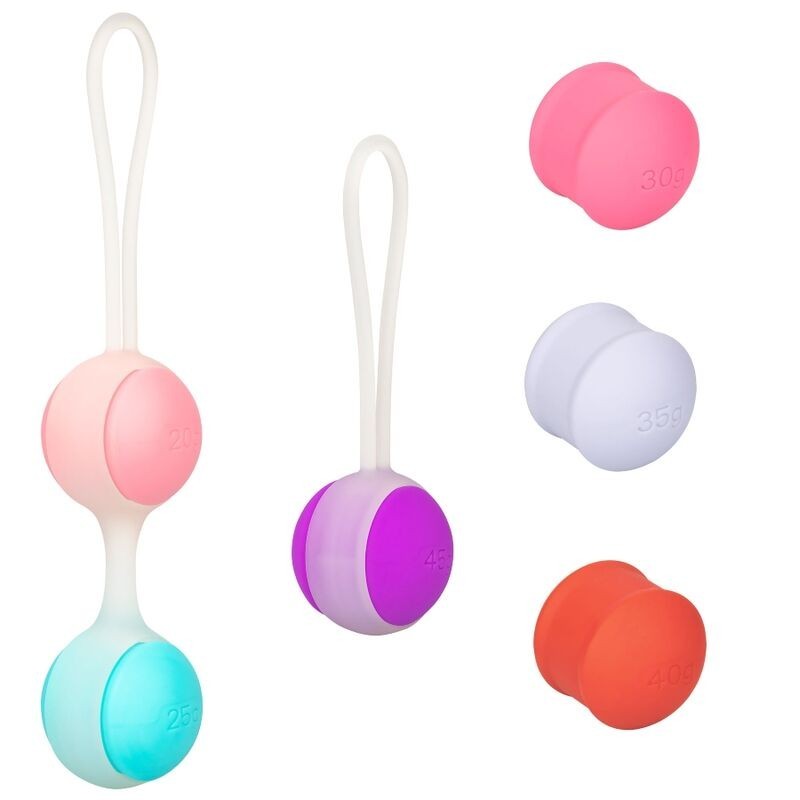 She-Ology Set Kégelio kamuoliukai su keičiamais svoriais