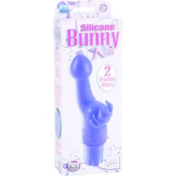 Silicone Conejito Vibrador Kiss Lila
