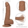 Borchie in silicone 15.24 Cm Marrone