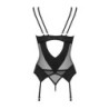 Corset et string Nesari - Noir M/L