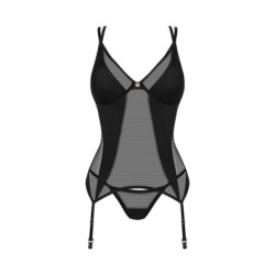 Corset et string Nesari - Noir M/L