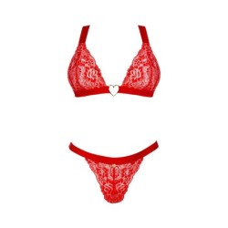 Elianes tweedelige set - Rood M/L