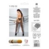 Tiopen 018 Strumpfhose mit offenem Schritt - Schwarz L/XL