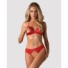 Conjunto de duas peças 870-sec-3 - Vermelho L/XL