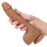 Studs de Silicone 20,32 Cm Castanho