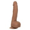 Studs de Silicone 20,32 Cm Castanho