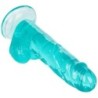 Size Queen Dildo Modrý 15.3 Cm