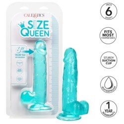 Dildo Size Queen Albastru 15.3 Cm