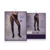 Panty met open kruis - Scheurvast Glorious - zwart L/XL