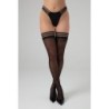 Thigh High Stockings - Strike a Pose - Black L/XL