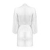 Čipkasti kimono set s cvjetnim uzorkom - Bijeli L/XL