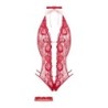 Renee Open Crotch Bodysuit – Rot L/XL