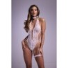 Body-Set met open kruis Renee - Wit L/XL