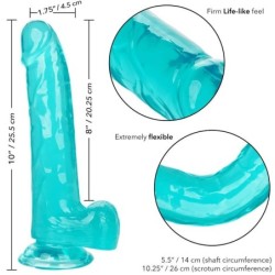 Size Queen Dildo Blau 20,3 Cm