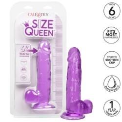 Size Queen Dildo Lilás 15.3 Cm
