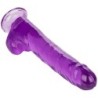 Size Queen dildo violetinis, 25,5 cm