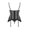 Serena Love - Corset et String - Noir XL/2XL