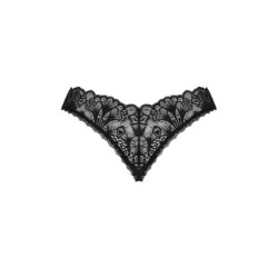 Въже Donna Dream с отворено дъно - Черно XL/2XL