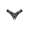 Donna Dream touw met open kruis - Zwart XL/2XL