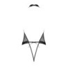 Body Moonlight met open kruis - Zwart XL/2XL